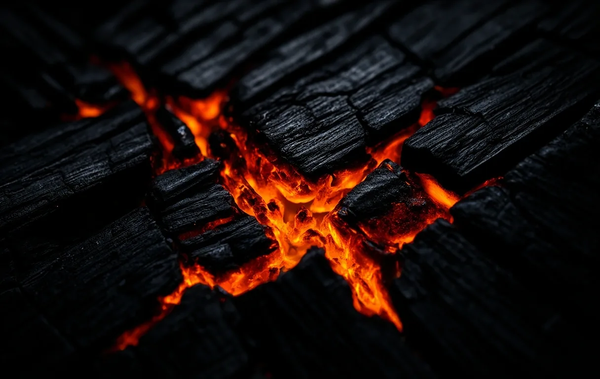Natural textures representing the Fuerza Natural hearth