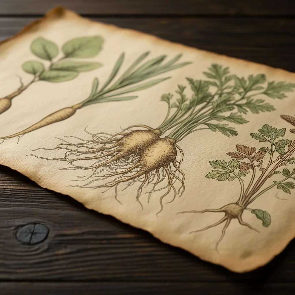 Historical herb sketches
