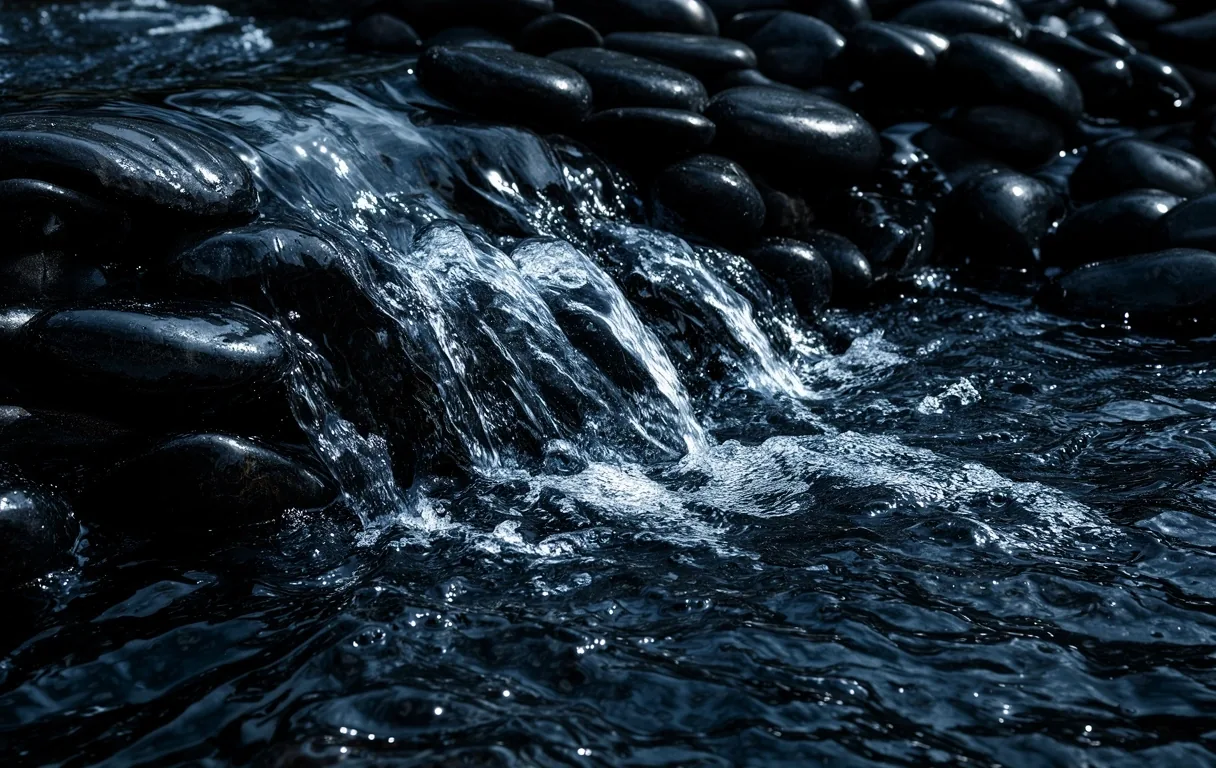 Pure spring water